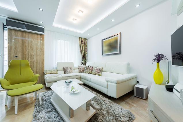 Mały salon w nowoczesnym stylu